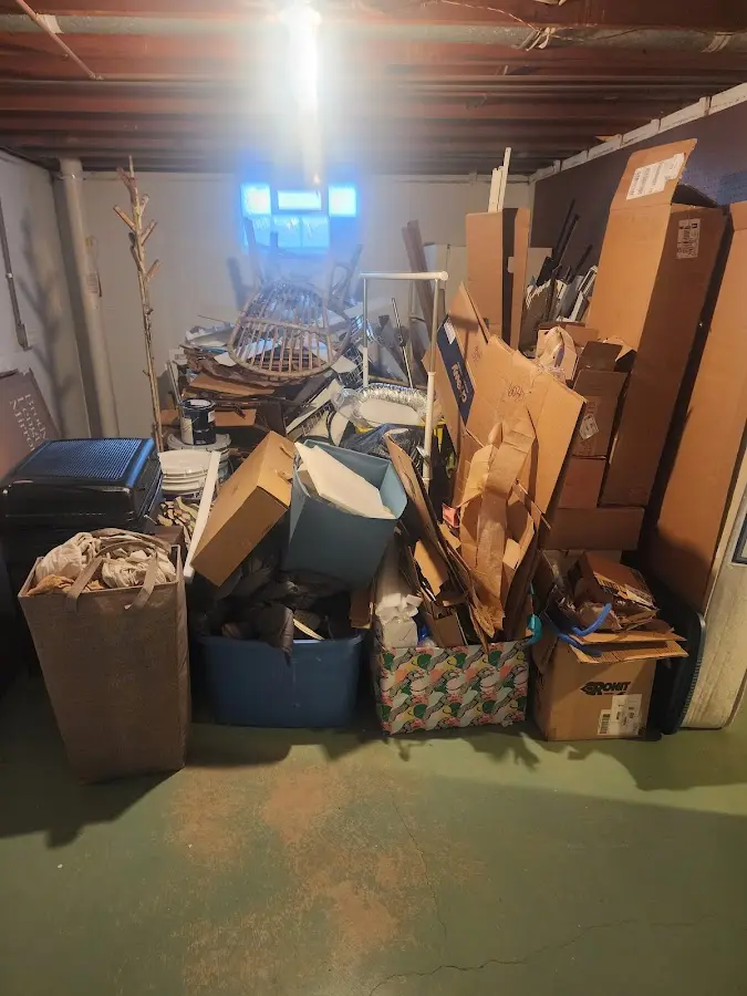 Roll-off dumpster container at job site for Concrete Dumpster Rental in Larkfield-Wikiup